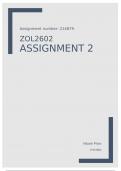 ZOL2602 Assignment 2 