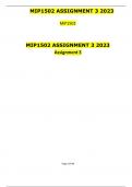 MIP1502 ASSIGNMENT 3 2023&period;