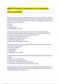 AMLS Pretest Questions and Answers &lpar;A&plus;Level&rpar;2023
