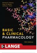 (Download Copy of) Basic and Clinical Pharmacology 12th Edition Katzung Trevor latest Update