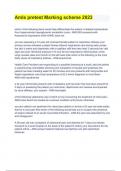 Amls pretest Marking scheme 2023 