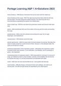 Portage Learning A&P 1 A&plus;Solutions 2023