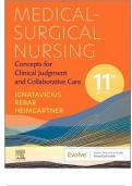 Test Bank -Medical-Surgical Nursing: Concepts for Interprofessional Collaborative Care 11th edition (All chapters complete 1 - 74, Question and Answers with Rationales)