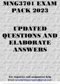 MNG3701 EXAM PACK 2023