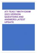     ATI TEAS 7 MATH EXAM  2023 VERSION  QUESTIONS AND  ANSWERS LATEST  UPDATE https://www.coursehero.com/file/157699711/ATI-TEAS-7-Math-pdf/ Which of the following is the number of 3/4 inches stripes of caulk. it would take to complete a lenght of 10 1/2 