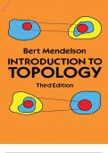 INTRODUCTION TO TOPOLOGY THIRD EDITION (3RD )  BY BERT MENDELSON