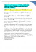 POST First Responder First Aid&sol;CPR&sol;AED&colon; Module 1-6&lpar;Completed&rpar; Questions And Answers Graded A