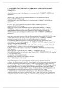 CRAM SAEM Test 2 &lpar;REVIEW &rpar; QUESTIONS AND ANSWERS 100&percnt; GRADED A&plus;