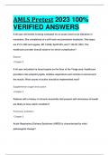 AMLS Pretest 2023 100&percnt; VERIFIED ANSWERS 