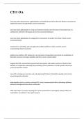C211 OA exam with 100&percnt; correct answers