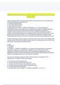 HESI Medical Surgical Nursing EXAM 2023 LATEST  UPDATE