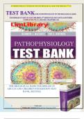 Completely Answered TestBank By McCance and Huether FOR PATHOPHYSIOLOGY THE BIOLOGICAL BASIS OF DISEASES IN ADULTS AND CHILDREN 8TH EDITION, 2022-2023 FILE-Ace your exam with this file