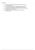 ACCT 2302 Managerial Accounting: Quiz #9 & Ch 9 Homework