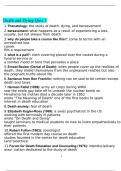 Death and Dying Quiz 1 with solutions