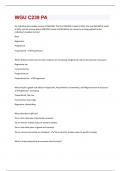 WGU C239 PA &vert; 100 Questions and Answers with complete solution 