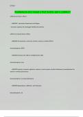 PHARMACOLOGY EXAM 4 TEST RATED 100 &percnt; CORRECT