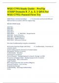 WGU C795 Study Guide - ProTip (CISSP Domain 8 ,7 ,6, 3, 2 Q&A For WGU C795) Passed First Try