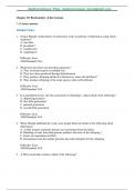 OpenStax Microbiology Test Bank Chapter 10: Biochemistry of the Genome | Complete & Graded A+