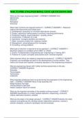 NOCTI PRE ENGINEERING TEST QUESTIONS 2023