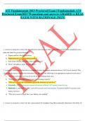 ATI Fundamentals 2023 Proctored Exam &vert; Fundamentals ATI  Proctored Exam2023 70 questions and answers GRADED A REAL EAXM WITH RATIONALE &lbrack;NGN&rsqb;   