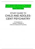 TEST BANK FOR Dulcan’s Textbook Of Child And Adolescent Psychiatry-latest-2023-2024