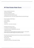 NY Real Estate State Exam  2023 with 100% correct answers
