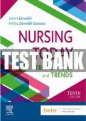 TEST BANK FOR NURSING TODAY TRANSITION AND TRENDS 10TH EDITION BY ZERWEKH: ISBN-10 032364208X ISBN-13 978-0323642088, A+ guide.