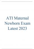 ATI Maternal Newborn Exam Latest 2023