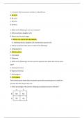 HESI A2 Exam V1 With A Graded answers top-rated