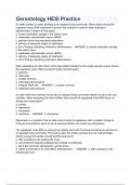 Gerontology HESI  FULL BUNDLE EXAM&vert;&vert; ACTUAL EXAM&vert;&vert; 2023 &lpar; A  GRADED 100&percnt; VERIFIED&rpar;