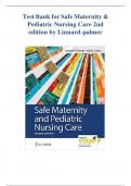 Test Bank for Safe Maternity & Pediatric Nursing Care 2nd edition by Linnard-palmer Updated.