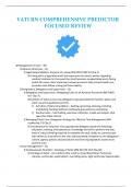 VATI RN COMPREHENSIVE PREDICTOR FOCUSED REVIEW 