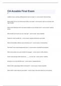 CA Aceable Final Exam   2023 with 100&percnt; correct answers