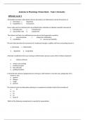 BIOL 204 Exam Bank -Topic 4 Immunity Exam Bank
