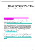 HESI EXIT  MED SURG EXAM LATEST 2023 QUESTION AND ANSWERS  WITH RATIONALES &lpar; medical surgical nursing&rpar;&period;