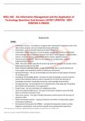 WGU 468 - OA Information Management and the Application of  Technology Questions And Answers LATEST UPDATES 100&percnt;  VERIFIED A GRADE&period;