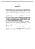 Communicatie&colon; Lesopdrachten 2 tot en met 7