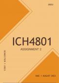 ICH 4801 ASSIGNMENT 02 SEMESTER 02 2023
