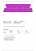 QUIZ&colon; INTRODUCTION TO THE STUDY OF THEOLOGY AND THE BIBLE&colon; THEO104&colon; INTRODUCTION TO THEOLOGY SURVEY &lpar;D05&rpar; LIBERTY UNIVERSITY NEW WRITTEN SOLUTION 