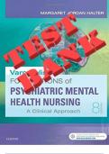 TEST BANK for Varcarolis Foundations Of Psychiatric Mental Health Nursing A Clinical Approach. 8th Edition by Halter Margaret.  ISBN-13 978-0323389679. All Chapters 1 to 36.