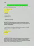 BLOOD FLOW UNIT 4 TEST RATED 100 &percnt; CORRECT