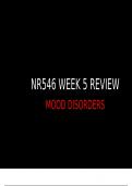 NR 546 Week 5 Review powerpoint