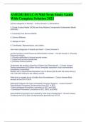 AMEDD BOLC-B Mid-Term Study Guide With Complete Solution 2023