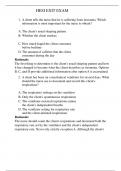 HESI Exit Exam 2023&comma; QUESTIONS AND VERIFIED ANSWERS