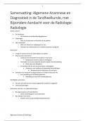 Samenvatting Radiologie