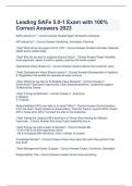 Leading SAFe 5&period;0-1 Exam with 100&percnt; Correct Answers 2023