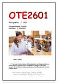 OTE2601 ASS 2 2023 Answers