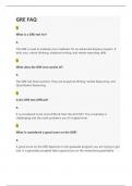 GRE FAQ 2023 with complete solutions
