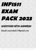 INF1511 EXAM PACK 2023