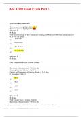 ASCI 309 Final Exam Part 1&period;